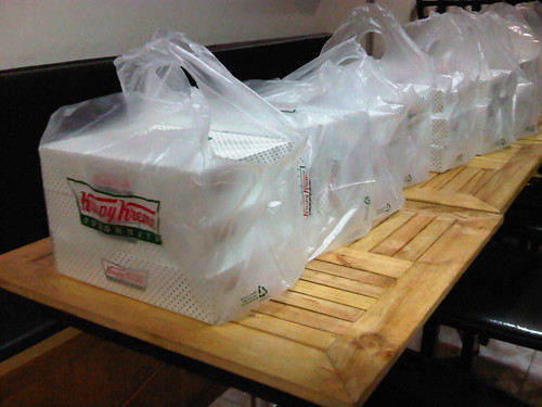A whole lot of Krispy Kreme