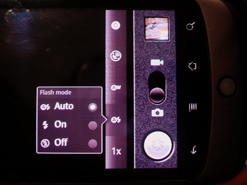 Google Nexus One - flash mode