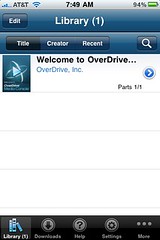 Overdrive for iPhone