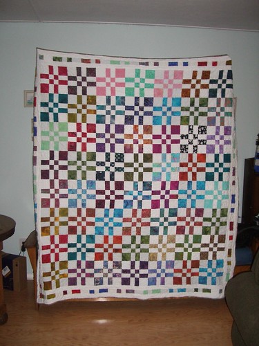 Marina's Quilt - Knot Block Quilt 1 - Finished