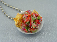 Custom Made Mexican Salsa Necklace