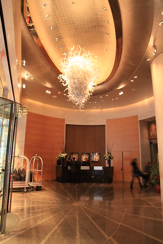 Mandarin Oriental Hotel - Chihuly's chandelier