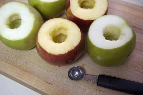 Cored Apples