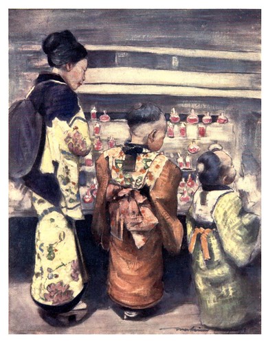014-Puesto de refrescos-Japan  a record in color-1904- Mortimer Menpes
