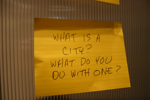 A sign from the Open City Workshop in Edmonton, AB says it all. (Image Credit: Mack Male (mastermaq) / Flickr)