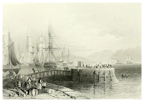011-Port Glasgow-The ports, harbours, watering-places, and picturesque scenery of Great Britain 1840