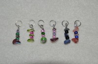 Beaded Stitch Markers - Set of 6