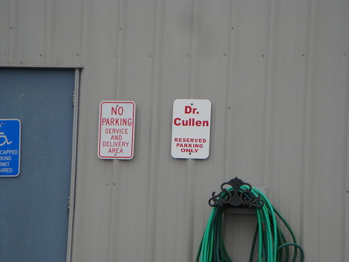 Forks: Dr. Cullen's parking place