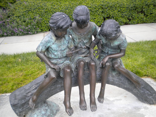 May 18: Three Girls On A Log