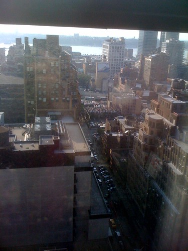 View from the New Yorker hotel