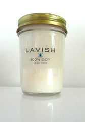 soy glass jar with lid