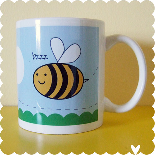 Bee & Tulip Mug