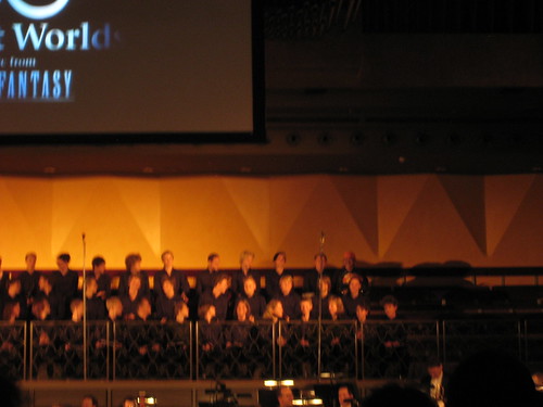 Nobuo Uematsu top right corner with the choir IMG_3615