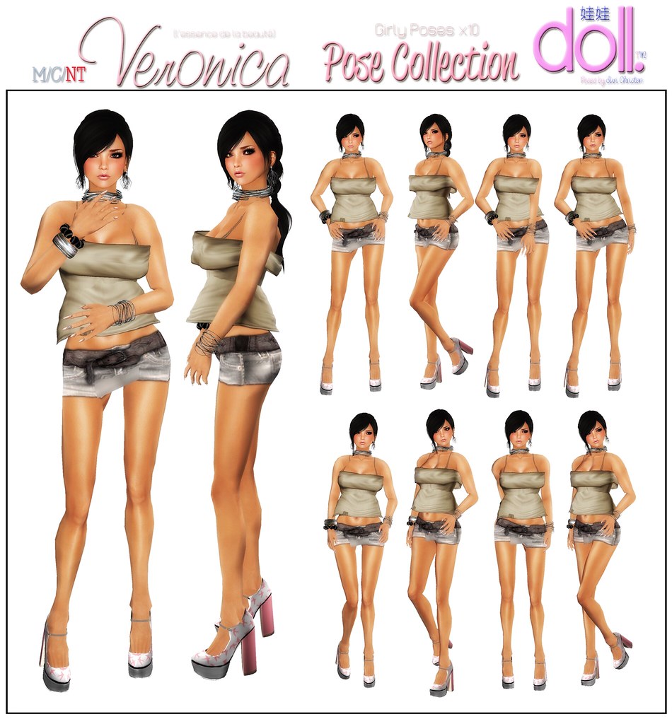 [doll.]™ Veronica Pose Collection