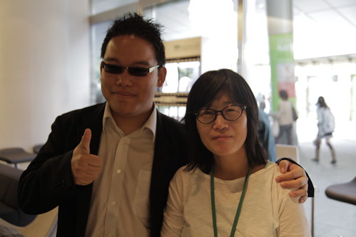 With Korean filmmaker Shin Su-won