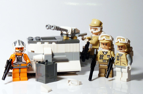 8083 - Rebel Trooper Battle Pack - 2010 LEGO Star Wars - Set Contents