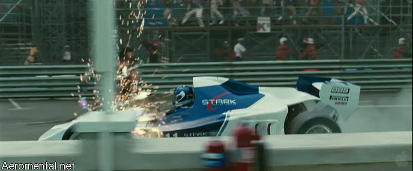 Iron Man 2 Trailer 2 Whiplash slicing the car