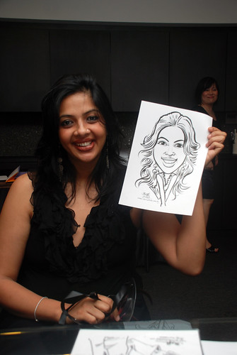 Caricature live sketching for Johnson & Johnson - 11