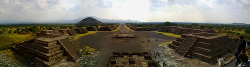 Teotihuacán Panorama from the Avenue of the Dead
