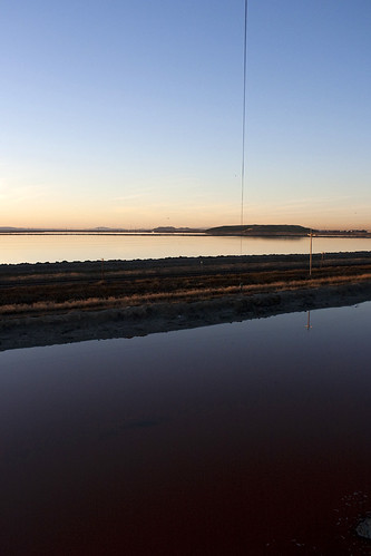 Salt Pond A23 at sunset