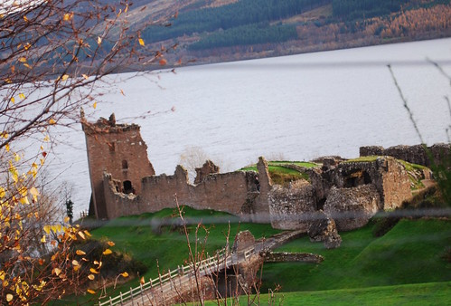Urquart Castle, on Loch Ness
