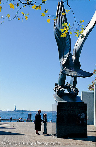 滾筒掃瞄003-135正片-South Ferry, New Work, Manhattan, Park, America, USA  美國紐約-曼哈頓-南碼頭-砲台公園