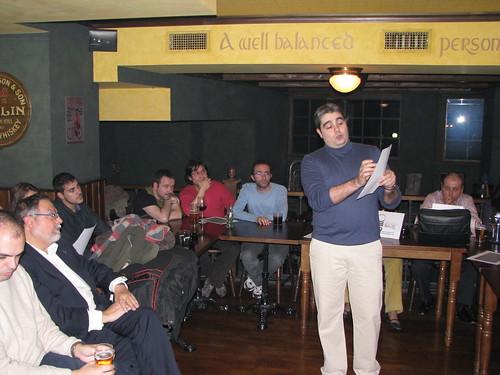 Ismael Pérez durante su charla (1)