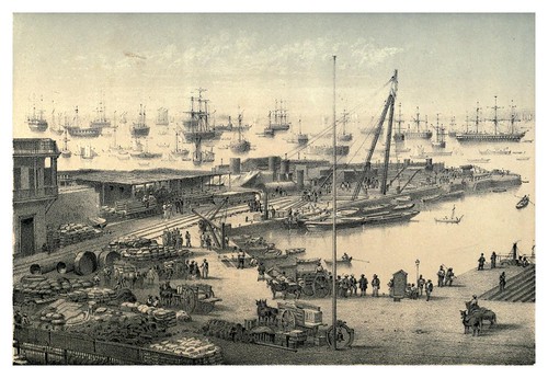 008-Puerto del Callao-Lima-Peru-Lima or Sketches of the capital of Peru-1866- Manuel Atanasio Fuentes Delgado