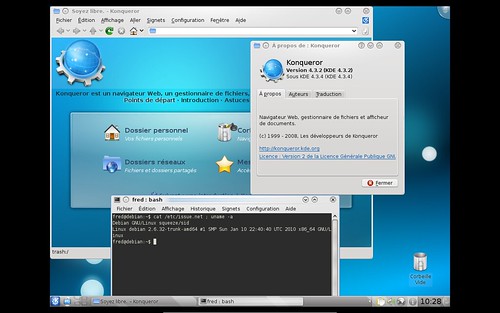 KDE 4.3.4 sous Debian Squeeze