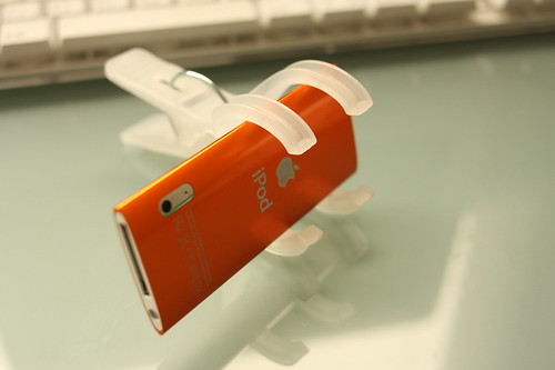 iPod nano with clothespin