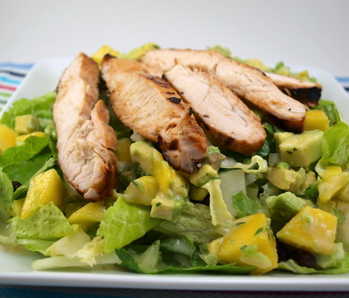 Honey Lime Grilled Chicken Salad