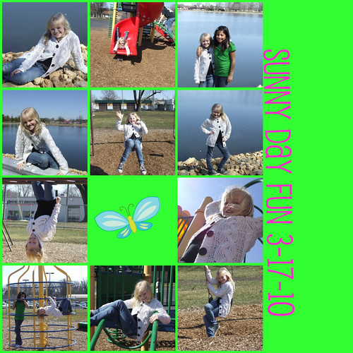 Jilly on St. Pats day collage