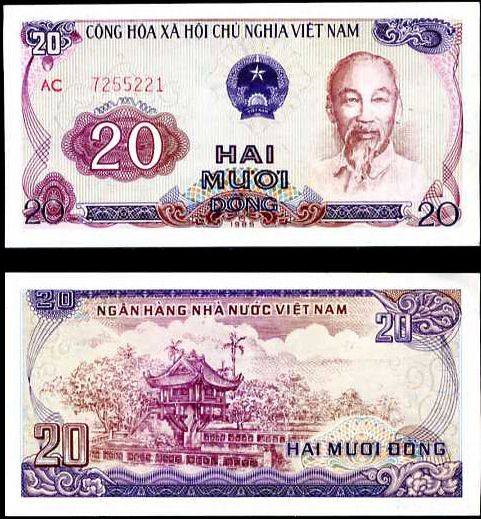 20 Dong Vietnam 1985(1986)
