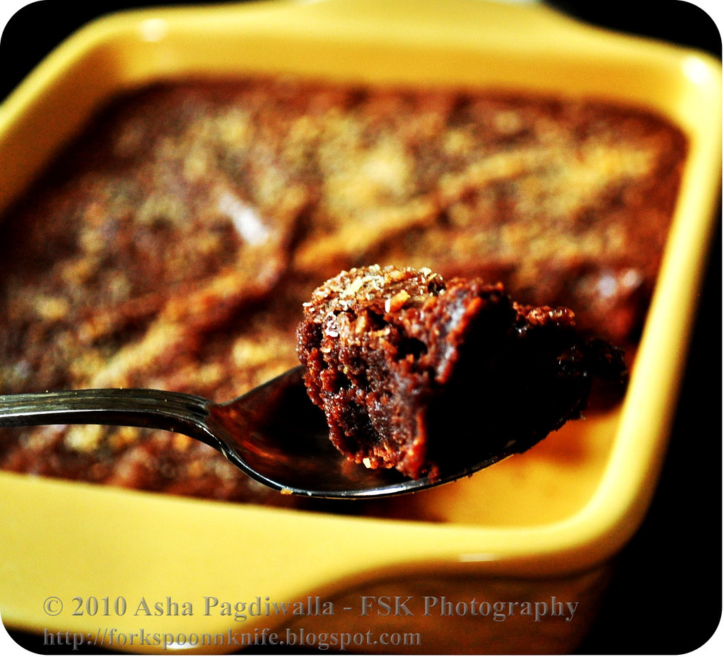 Double Choc Pudding Brownie - just a bite copy watermark