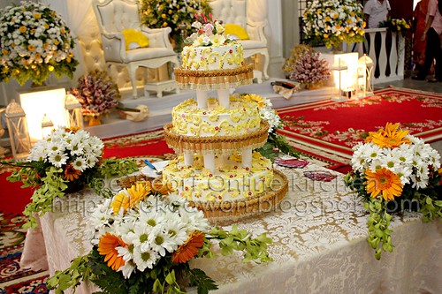 Wedding Cakes for Leena, Bandar Bukit Puchong - 14 Mac 2010