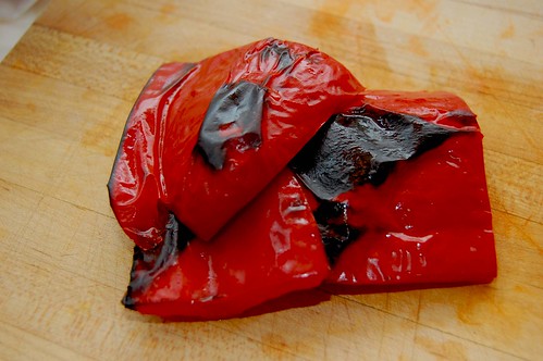 Charred Red Peppers