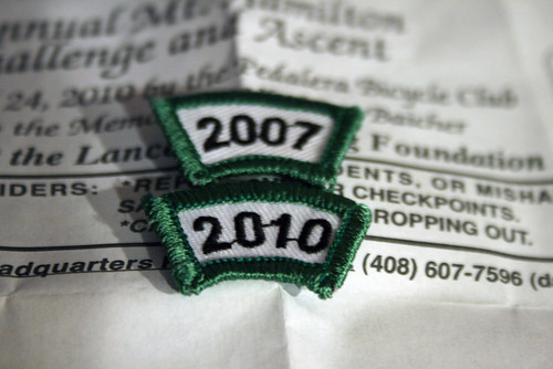 The finishers' patches
