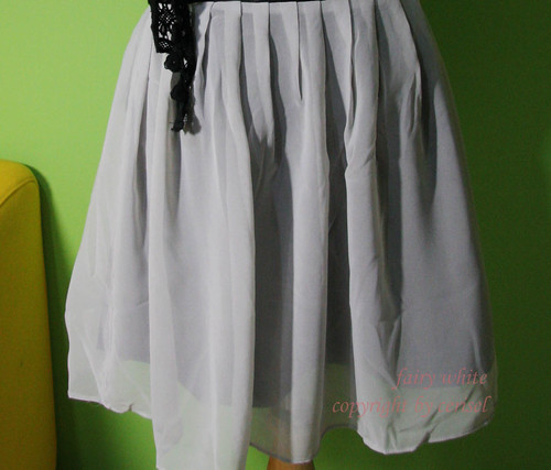 fairy-white dress