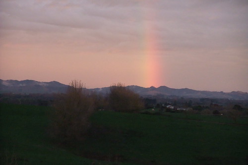 rainbow north of Hamilton, NZ