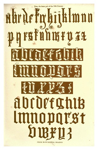 008-Finales del siglo XV-The hand book of mediaeval alphabets and devices (1856)- Henry Shaw
