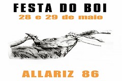 Allariz - 1986 - Festa do Boi - cartel
