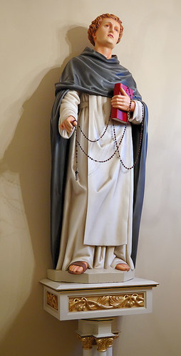 Saint Dominic Roman Catholic Church, in Breese, Illinois, USA - statue 1