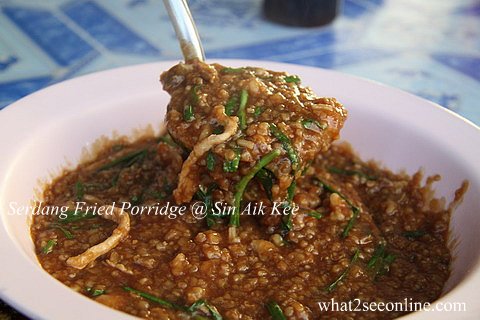 Serdang Fried Porridge @ Sin Aik Kee