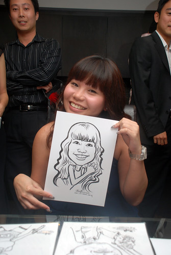 Caricature live sketching for Johnson & Johnson - 7
