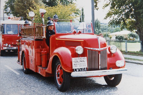 1940 Ford V8 Colonial Fire Truck 1980 Photo