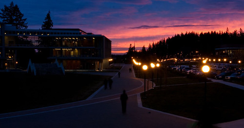 Winter Sunset over South Campus