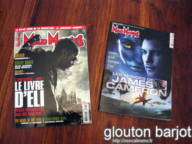 Mad movies janvier 2001 et HS Cameron