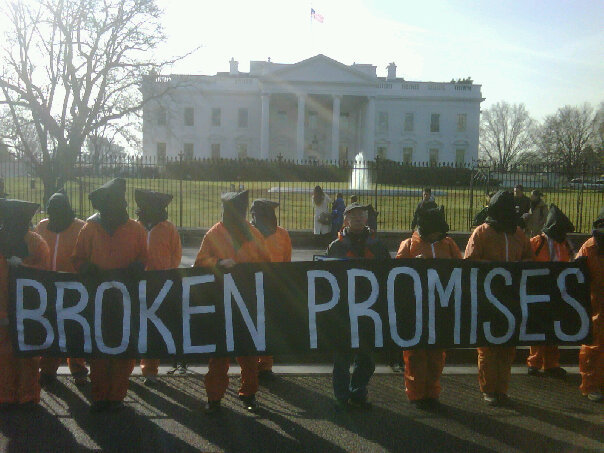 Witness Against Torture at WhiteHouse Jan 22, 2010