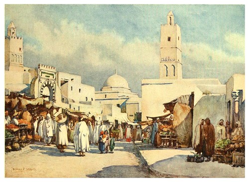 018-La gran avenida de Kairouan-Algeria and Tunis (1906)-Frances E. Nesbitt