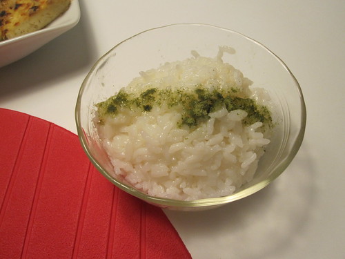 macha salt-flavored rice